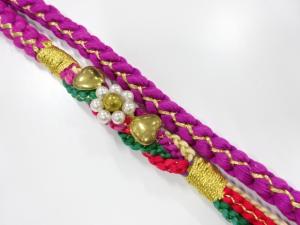 正絹　振袖用　手組帯締め